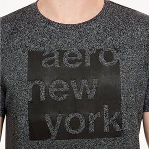 Aeropostale Black Graphic Tee